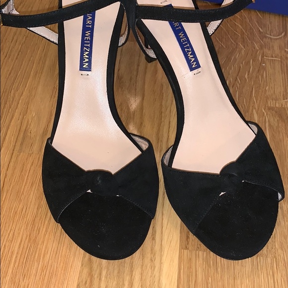 NWT🌸 Stuart Weitzman Gloria Knotted Suede Sandals - Picture 4 of 8